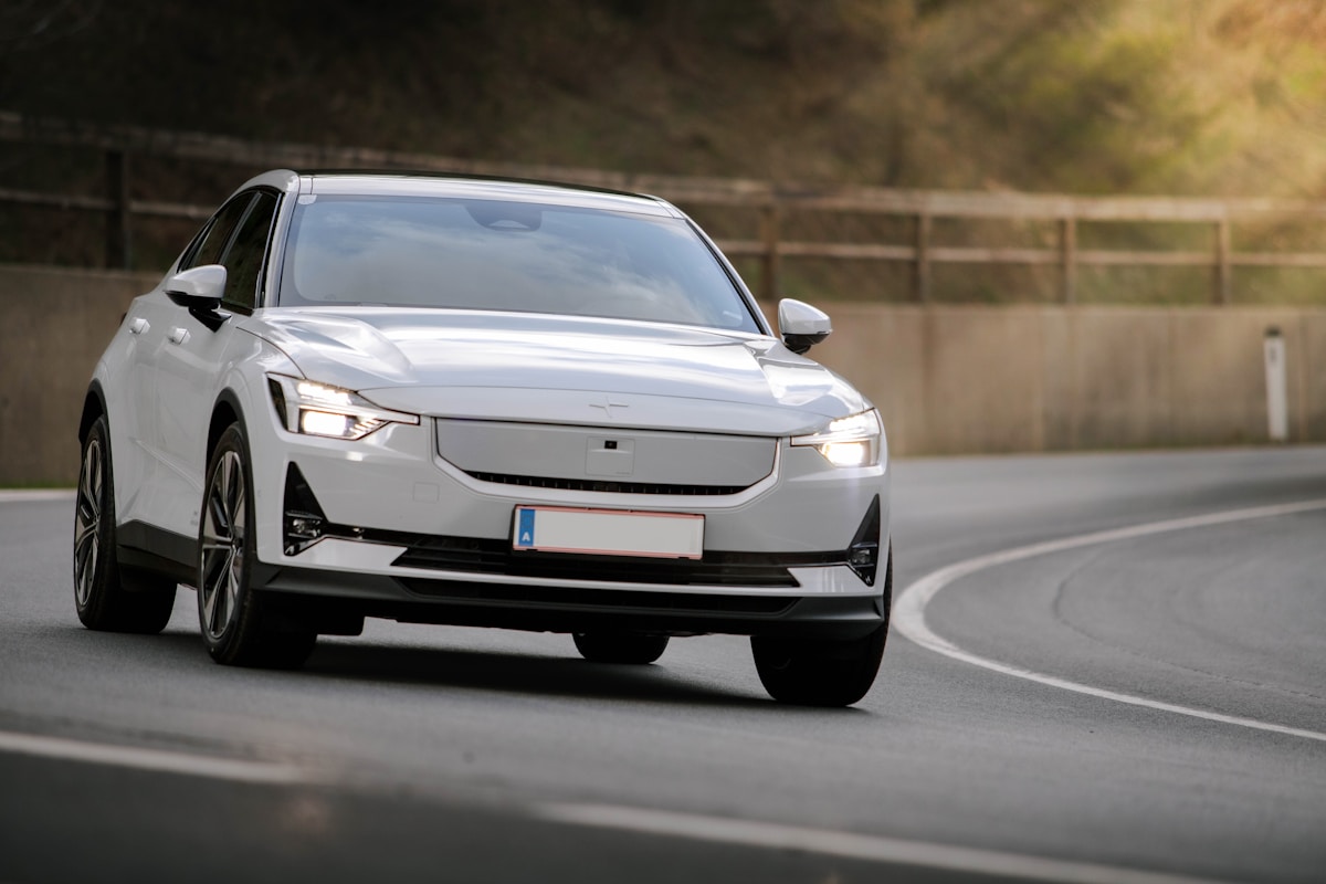 White electric SUV on curvy road - Tata Punch EV review India 2026